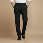 Heren zakelijke casual broek met elastische taille
