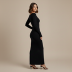 Dames lange mouw bodycon jurk