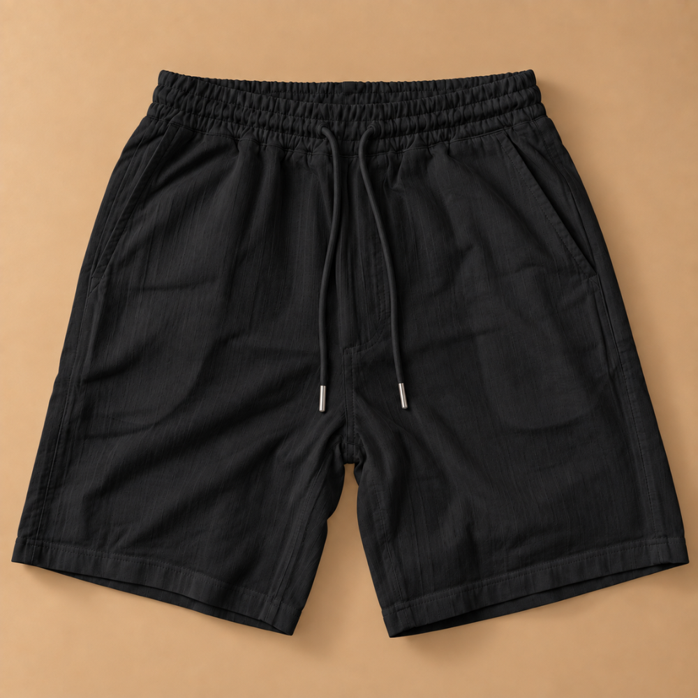 Heren strandboardshorts met trekkoord en zakken Jelle Jora Mode