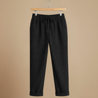 Broek met trekkoord hoge taille voor dames Jelle Jora Mode