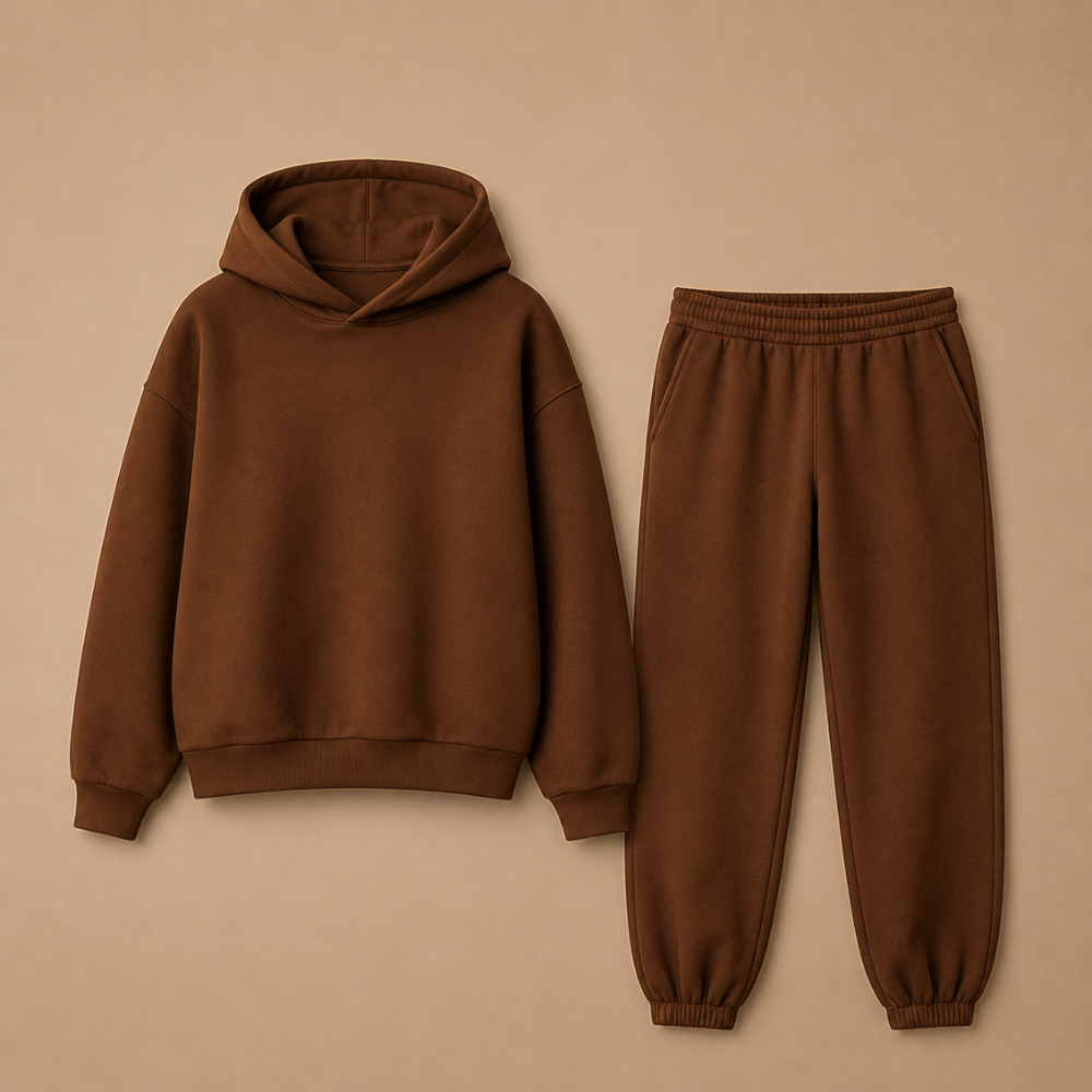 Dames oversized joggingpak met capuchon Jelle Jora Mode