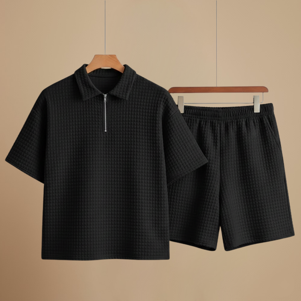 Casual set met korte mouwen voor heren Jelle Jora Mode