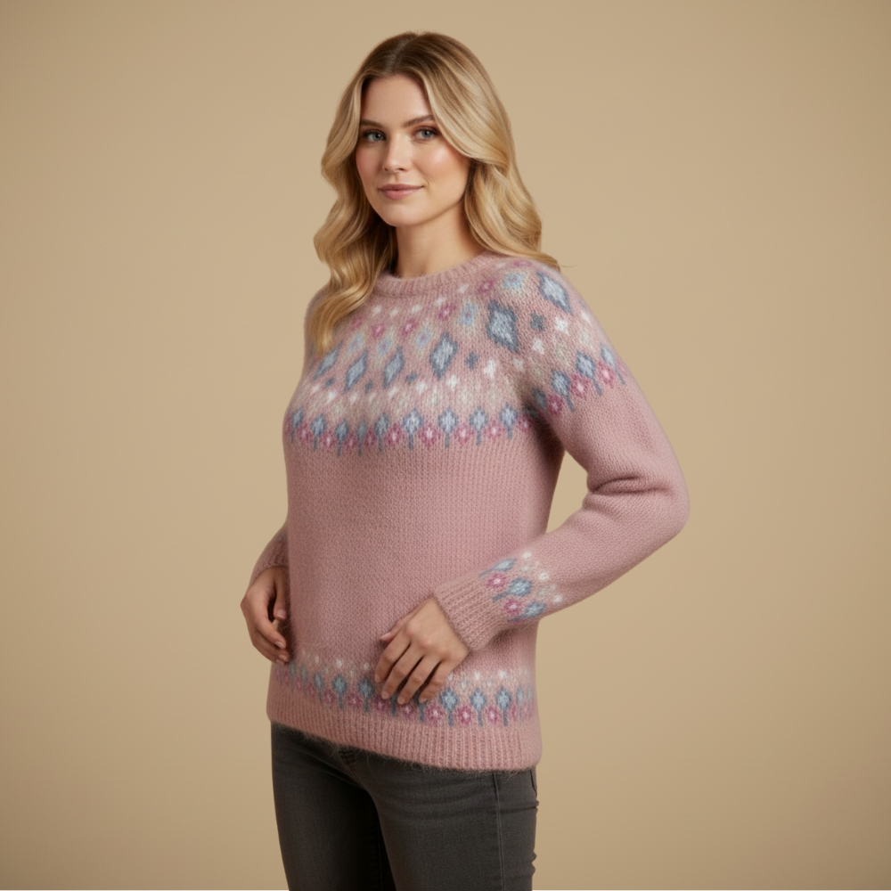 Losvallende trui met ronde hals Jelle Jora Mode