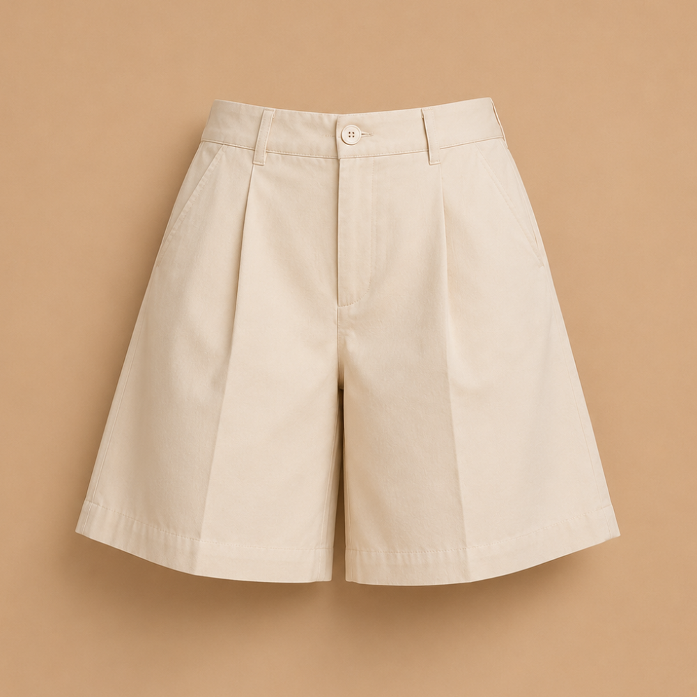 Damesshort met hoge taille en wijde pijpen Jelle Jora Mode