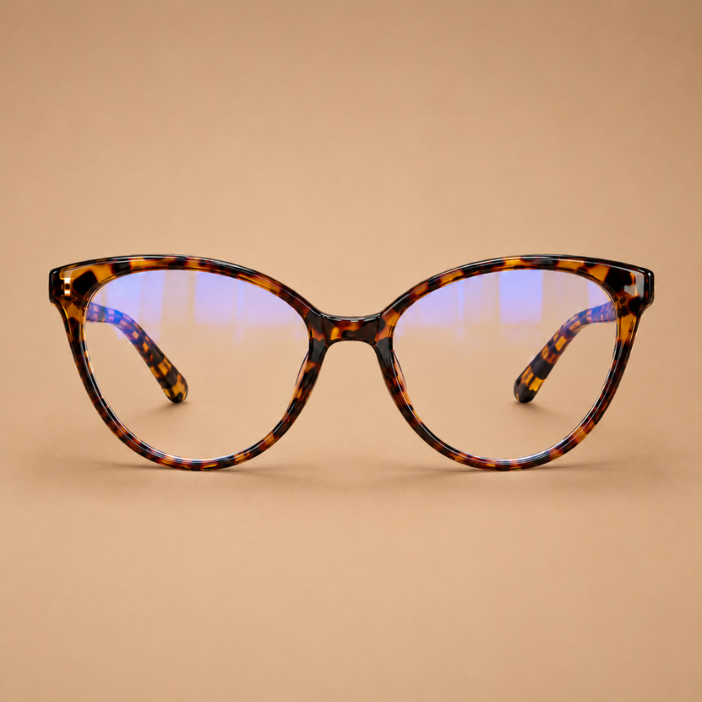 Dames Cat-Eye-bril met blauwlichtfilter Jelle Jora Mode