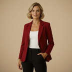 Damesblazer met revers en knopen Jelle Jora Mode