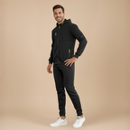 Heren trainingspak met capuchon en volledige ritssluiting Jelle Jora Mode