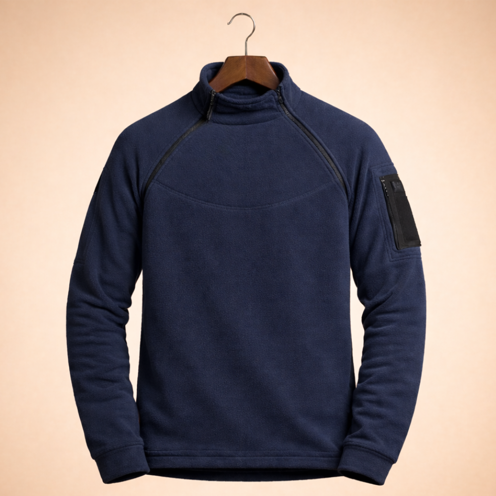 Tactische winddichte polar fleece trui voor heren Jelle Jora Mode