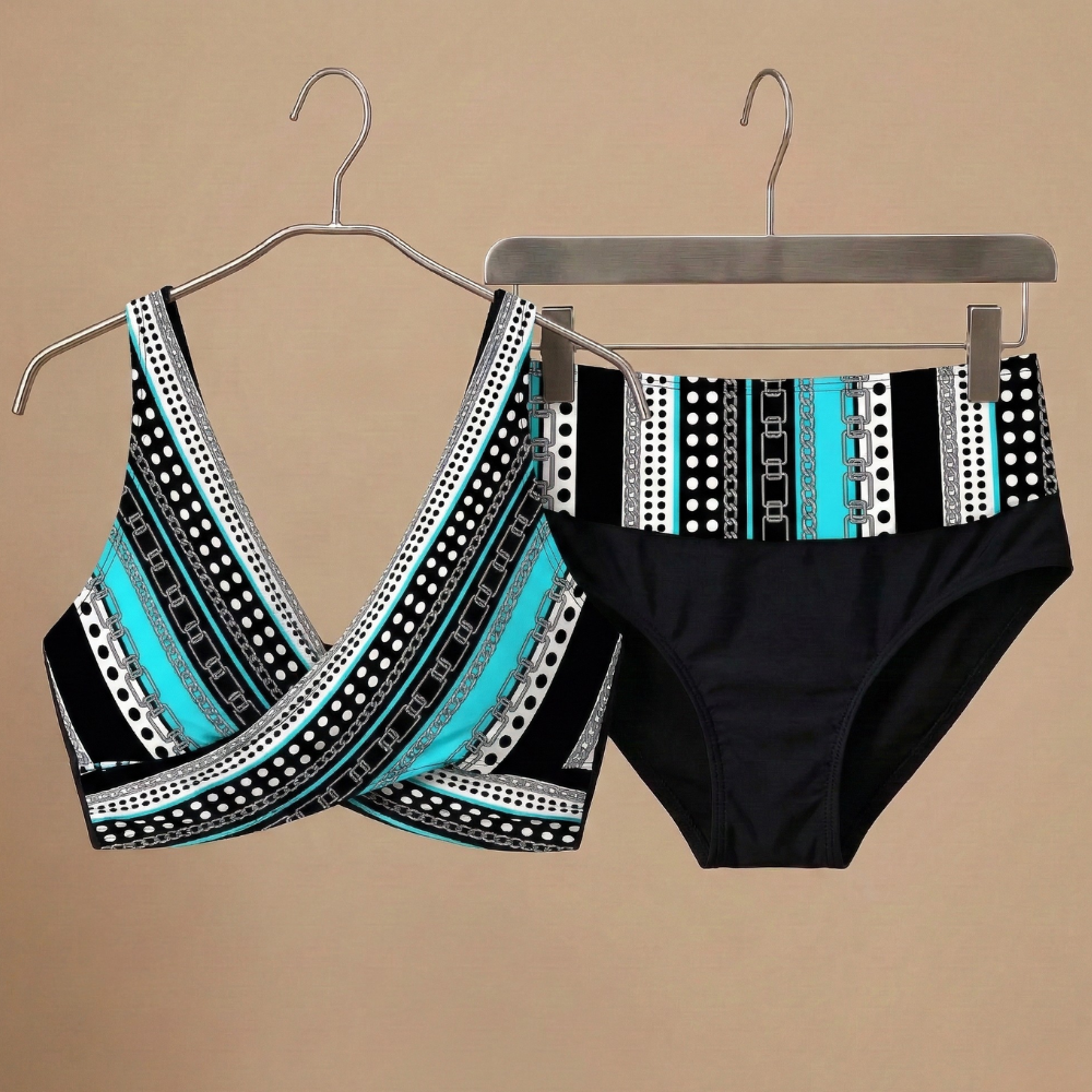 Damesbikini met hoge taille en push-up-bikini Jelle Jora Mode