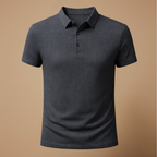Heren ademend casual T-shirt met korte mouwen en structuur Jelle Jora Mode