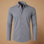 Heren stretch blouse in business casual-stijl Jelle Jora Mode