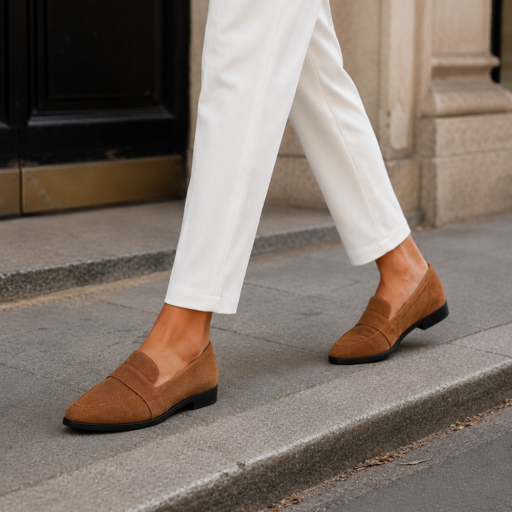 Dames casual loafers met spitse neus Jelle Jora Mode