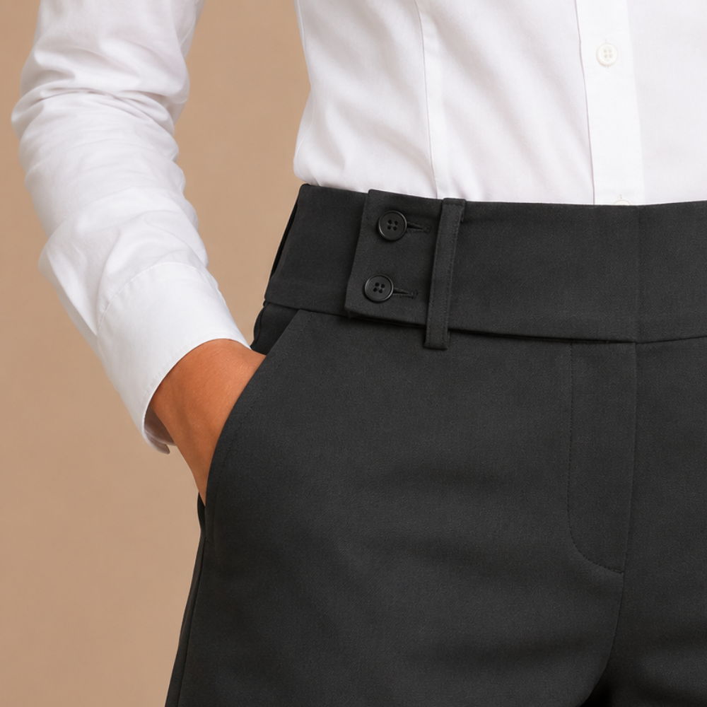 Damesshort met hoge taille en slanke pasvorm Jelle Jora Mode