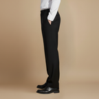 Heren zakelijke casual broek met elastische taille