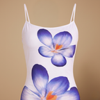 Dames maxi-jurk met bloemenprint mouwloze zomerjurk Jelle Jora Mode