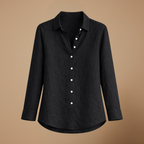 Dames casual slim fit blouse met lange mouwen en knoopsluiting Jelle Jora Mode