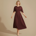 Dames elegante jurk met relaxte pasvorm