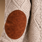 Oversized lange gebreide vestjas met capuchon voor dames Jelle Jora Mode