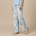 Dames relaxed fit zomerset met mouwloze blouse en broek Jelle Jora Mode