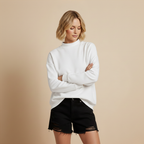 Dames sweatshirt met ronde hals en lange mouwen Jelle Jora Mode