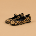 Damesschoenen met drie gespen en luipaardprint Jelle Jora Mode