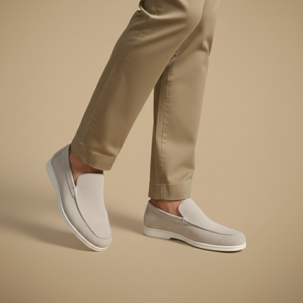 Suède instapschoenen voor heren Jelle Jora Mode