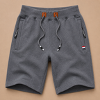 Heren short met trekkoord in een relaxte casual pasvorm Jelle Jora Mode