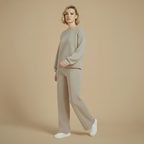 Casual tweedelige set met lange mouwen voor dames Jelle Jora Mode