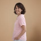 Dames losse casual blouse met korte mouwen Jelle Jora Mode