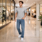 Heren jeans met rechte pijpen Jelle Jora Mode