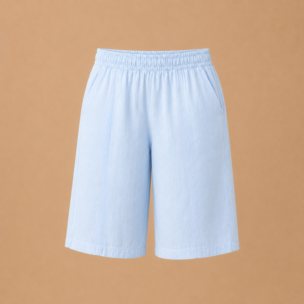 Dames bermudashorts met elastische tailleband Jelle Jora Mode