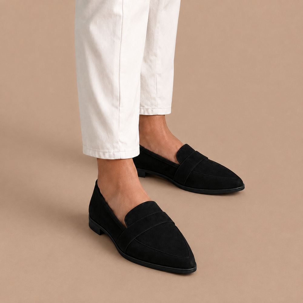 Dames casual loafers met spitse neus Jelle Jora Mode