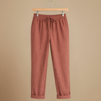 Broek met trekkoord hoge taille voor dames Jelle Jora Mode