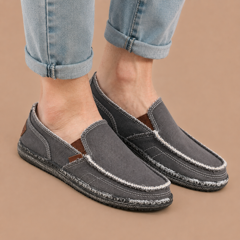 Heren comfortabele ademende instaploafers Jelle Jora Mode