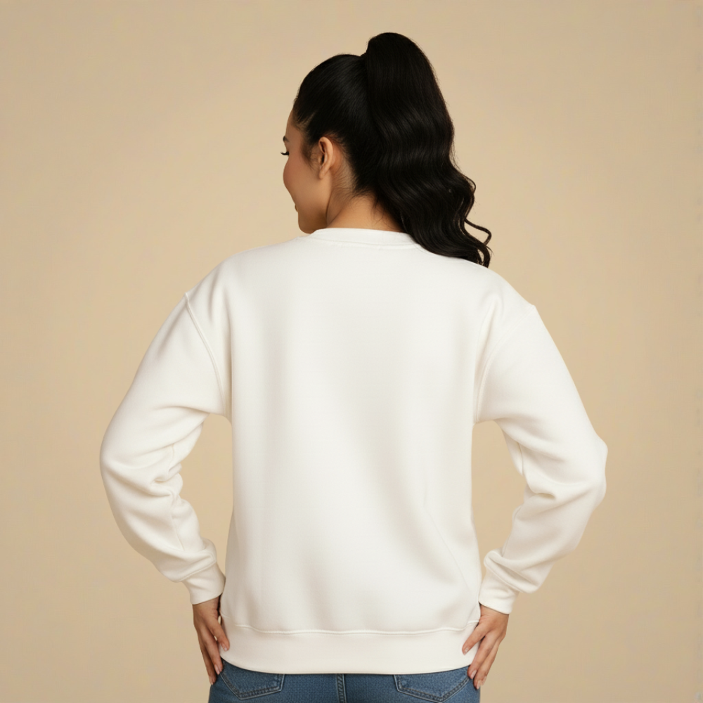 Kerstman-sweatshirt met print Jelle Jora Mode