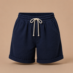 Dames bermudashorts met elastische tailleband Jelle Jora Mode
