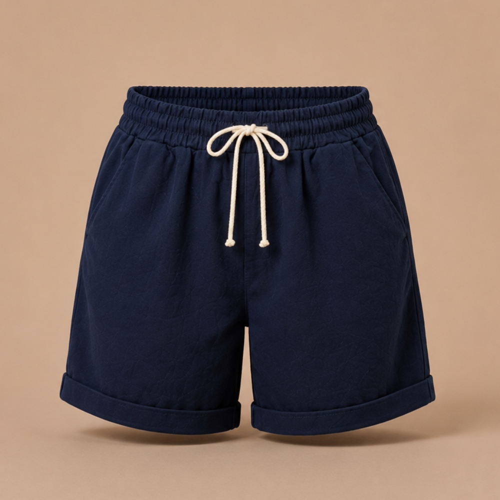 Dames bermudashorts met elastische tailleband Jelle Jora Mode