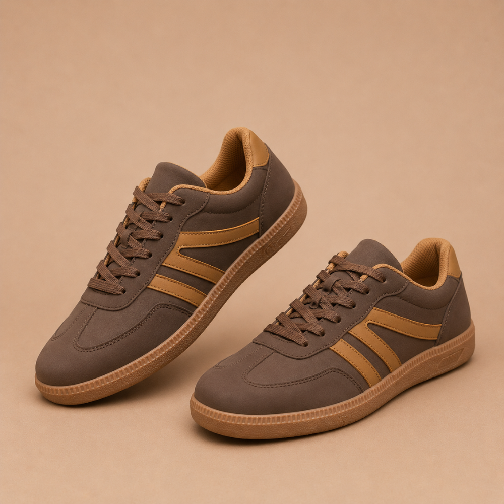 Dames klassieke wandelsneakers met veters Jelle Jora Mode