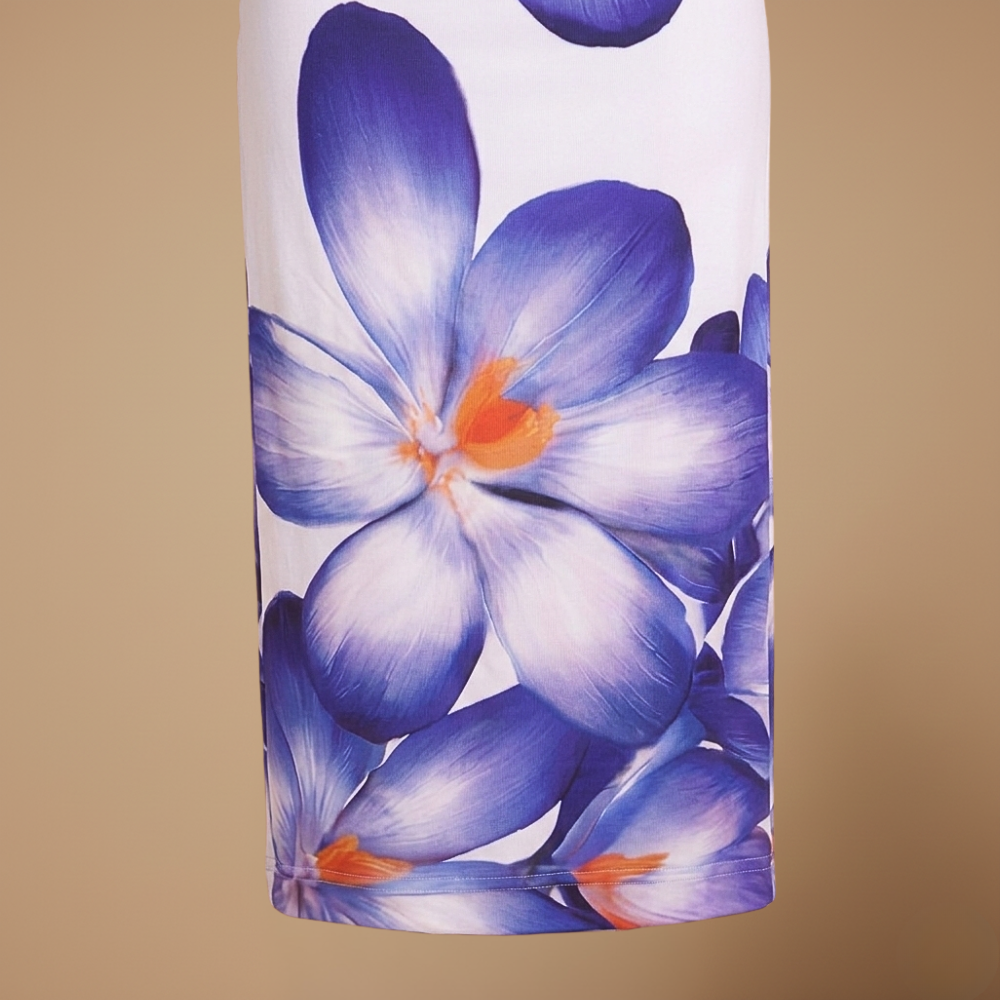 Dames maxi-jurk met bloemenprint mouwloze zomerjurk Jelle Jora Mode