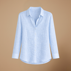 Dames casual slim fit blouse met lange mouwen en knoopsluiting Jelle Jora Mode