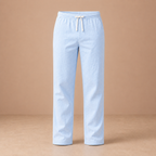Heren casual broek met trekkoord en rechte pijpen Jelle Jora Mode