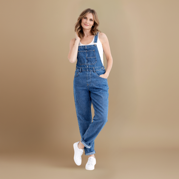 Dames denim jumpsuit – Casual en stijlvol ontwerp Jelle Jora Mode
