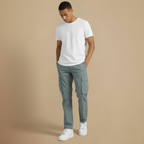 Casual Cargobroek met Trekkoord en Meerdere Zakken Jelle Jora Mode