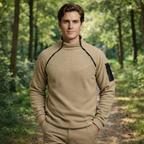 Tactische winddichte polar fleece trui voor heren Jelle Jora Mode