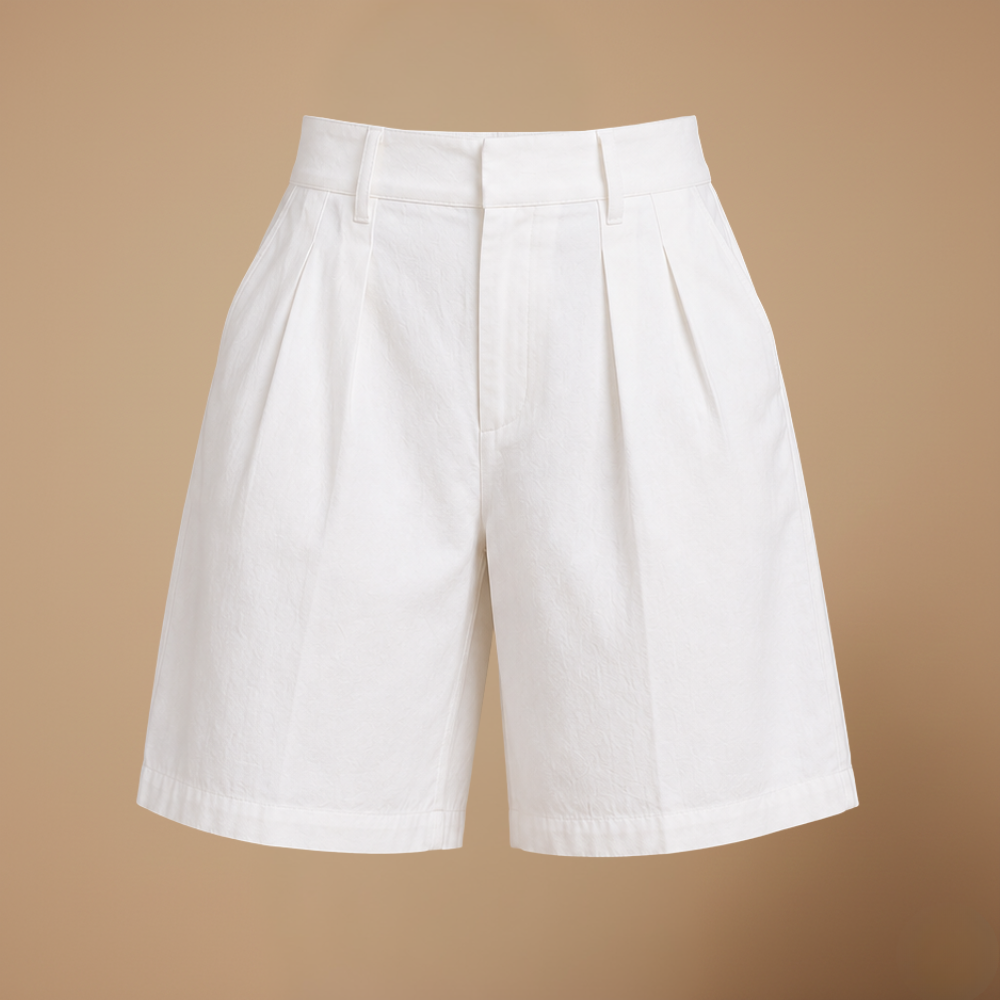 Dames geplooide bermuda-culotte Jelle Jora Mode