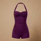 Dames eendelig zwempak met afslankend en push up design Jelle Jora Mode