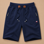 Heren short met trekkoord in een relaxte casual pasvorm Jelle Jora Mode