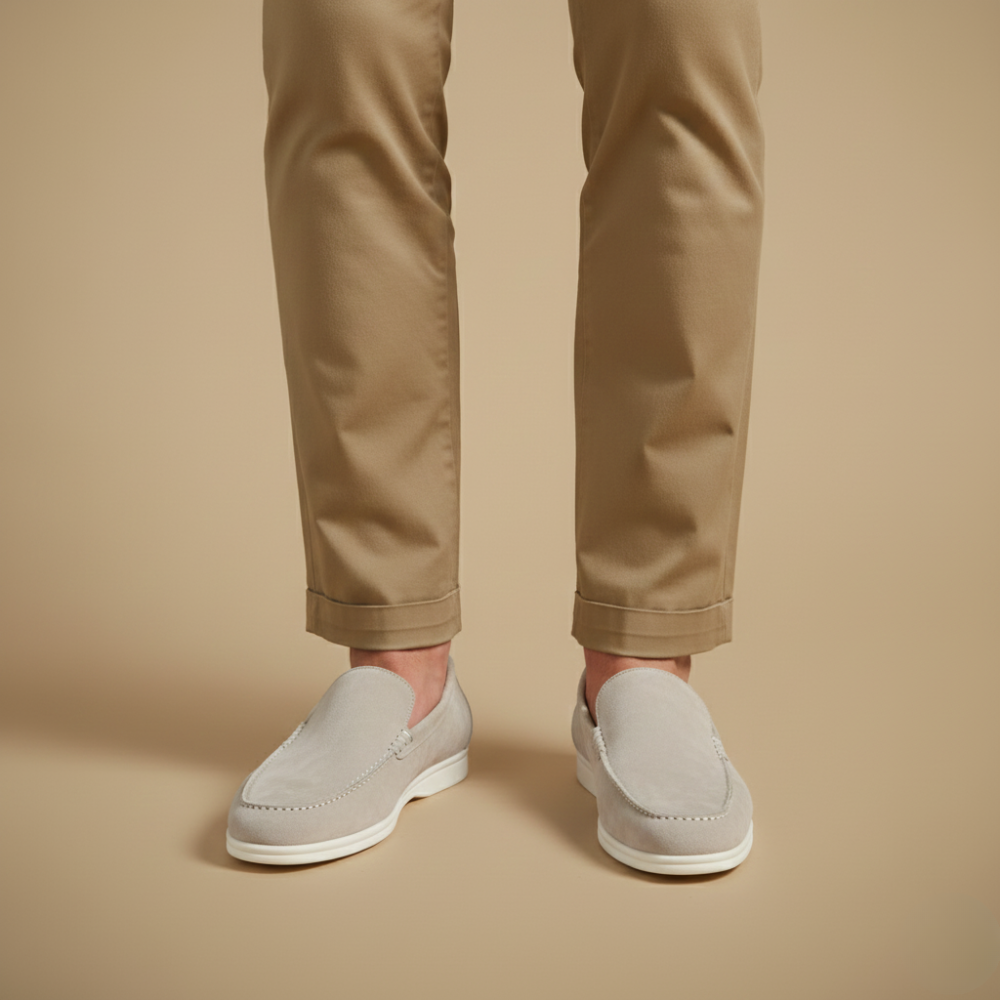 Suède instapschoenen voor heren Jelle Jora Mode