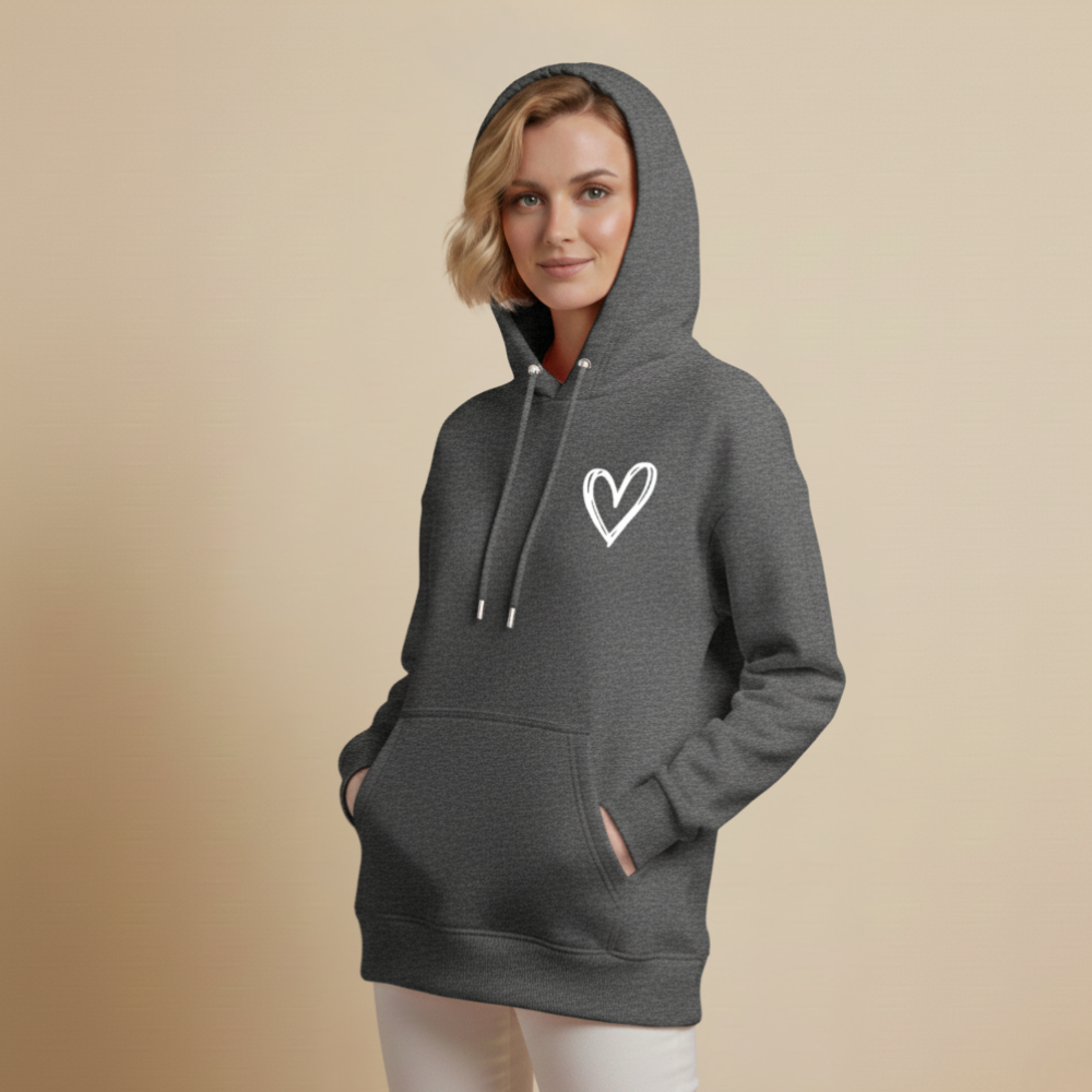 Casual hoodiejack met print voor dames Jelle Jora Mode