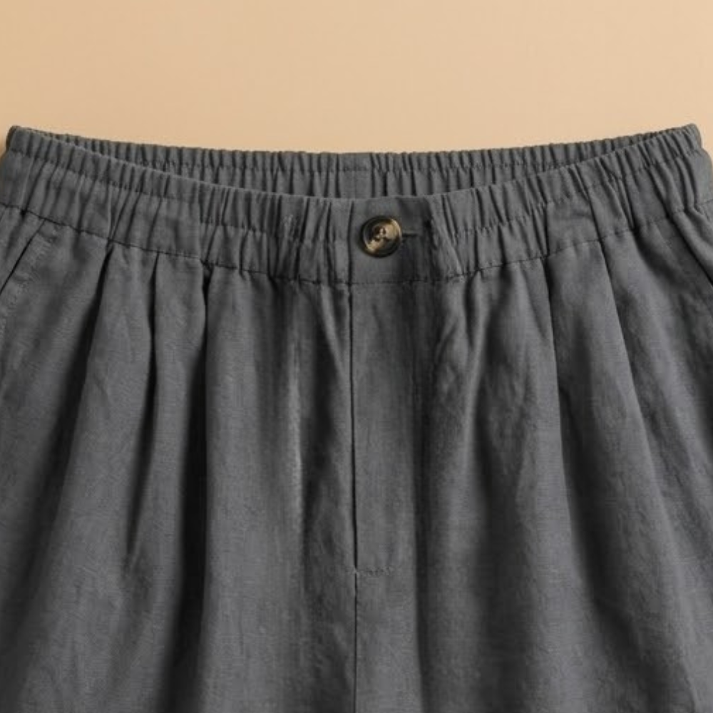Dames bermudashorts met elastische tailleband Jelle Jora Mode